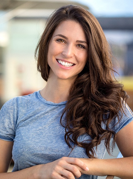 Young woman with a nice smile